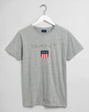 Bawełniany t-shirt męski z nadrukiem okrągły kołnierzyk regular fit