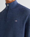 Sweter melanżowy Half-Zip