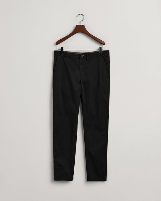 Spodnie męskie slim fit czarne