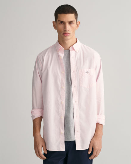 Popelinowa koszula regular fit