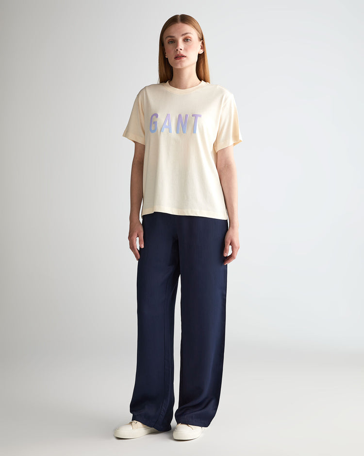 Techniczna koszulka graficzna cropped