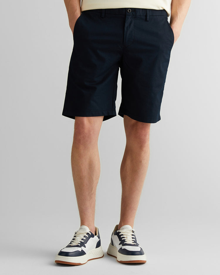 Szorty męskie slim fit czarne