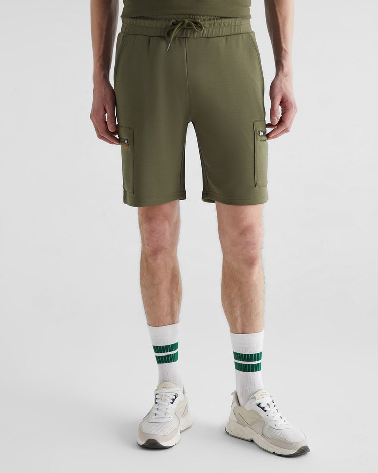 Szorty męskie regular fit zielone