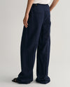 Spodnie damskie relaxed fit granatowe