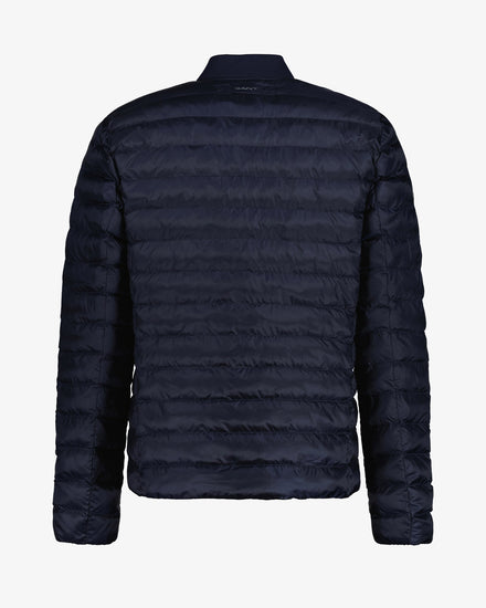 Kurtka męska z zamkiem i krótkim rękawem granatowa