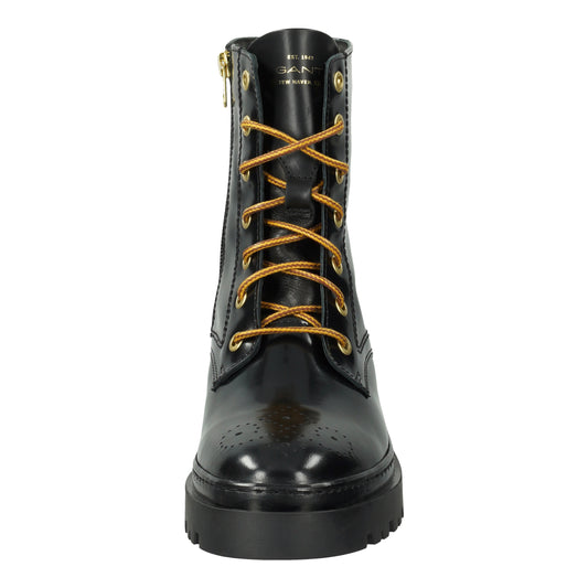 Czarne damskie buty zimowe