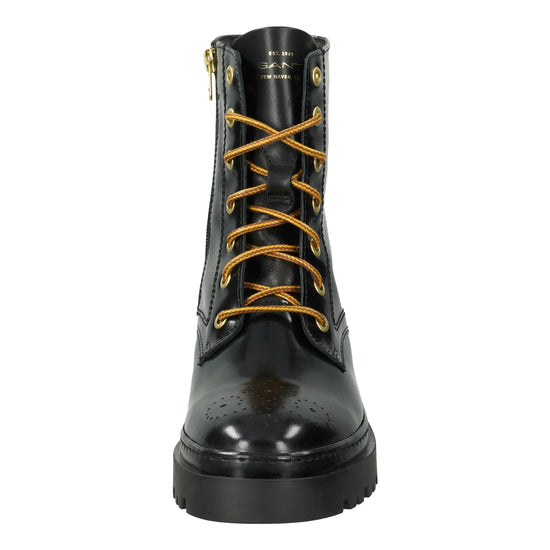 Czarne damskie buty zimowe