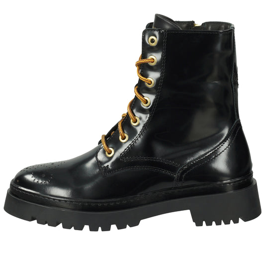 Czarne damskie buty zimowe