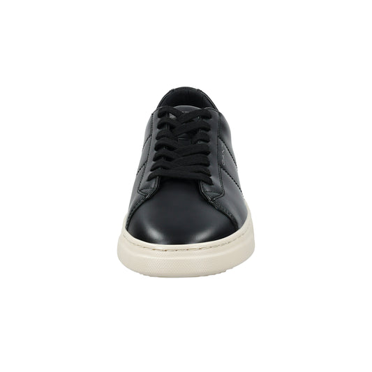 Skórzane buty sportowe męskie czarne