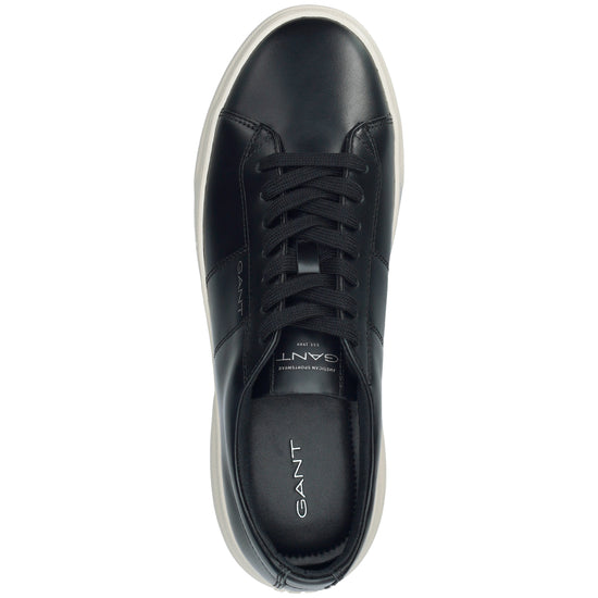 Skórzane buty sportowe męskie czarne