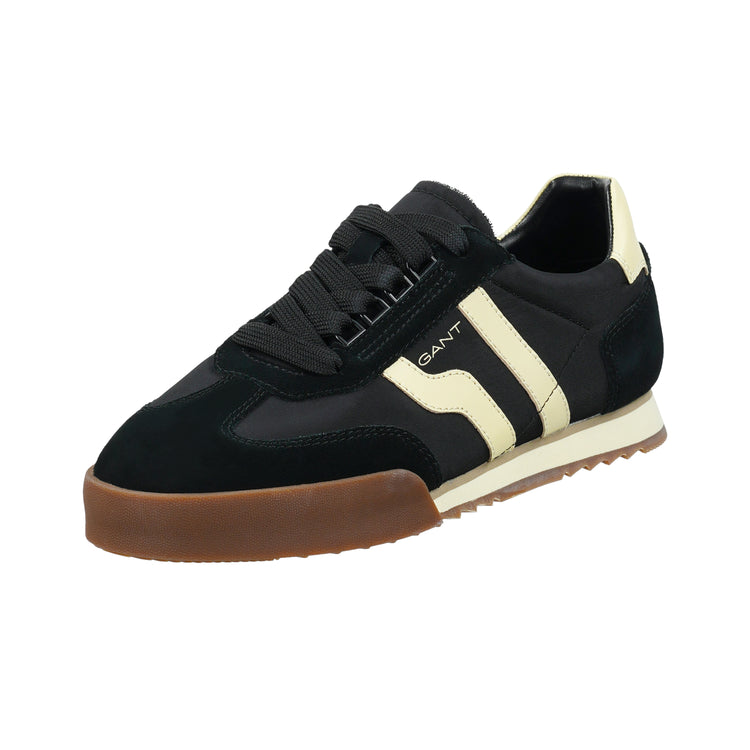 Buty sportowe męskie w paski czarne