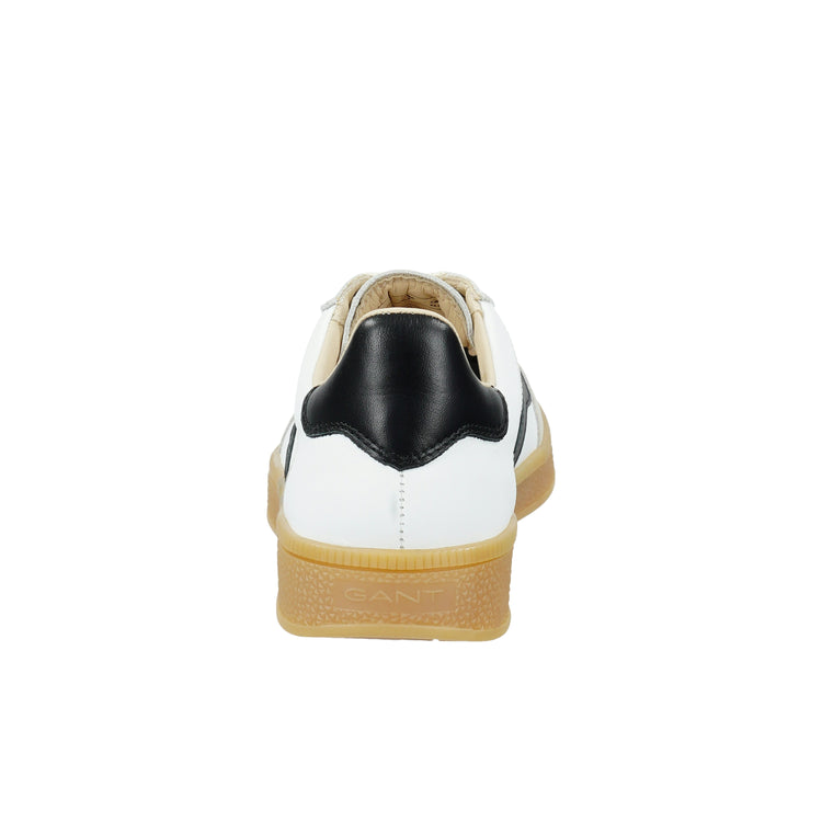 Skórzane sneakersy damskie białe