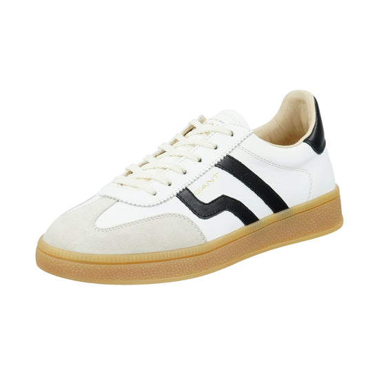 Skórzane sneakersy damskie białe