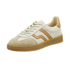 Skórzane sneakersy damskie beżowe