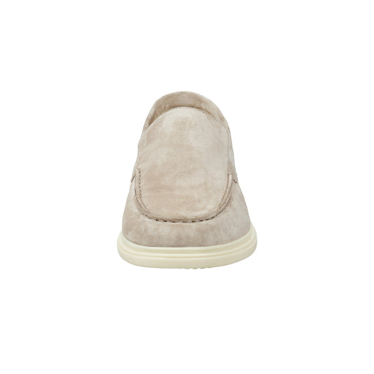 Skórzane obuwie męskie szare