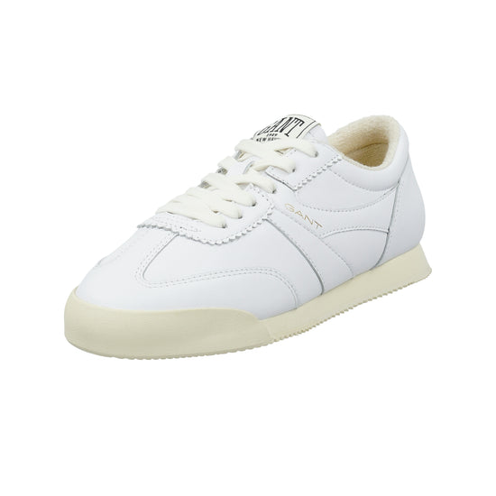 Skórzane buty sportowe damskie białe