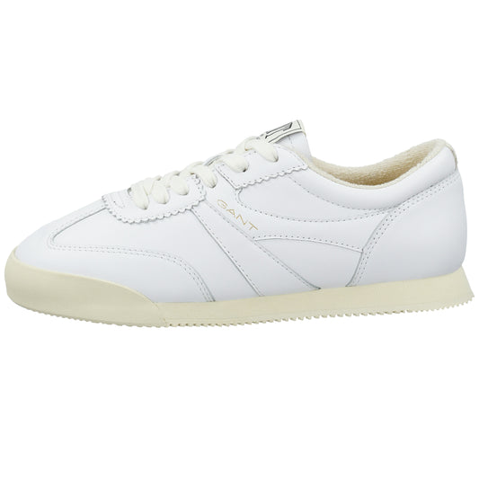 Skórzane buty sportowe damskie białe