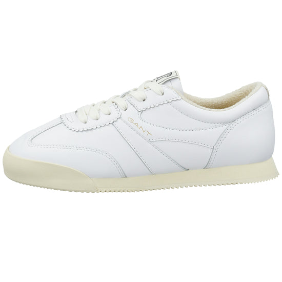 Skórzane buty sportowe damskie białe