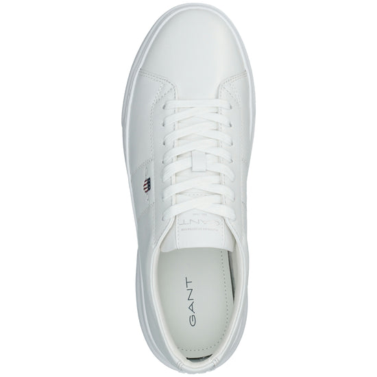 Skórzane buty sportowe męskie białe