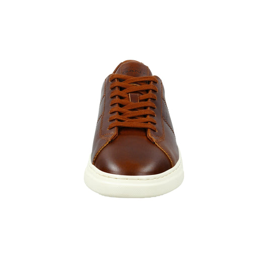 Skórzane buty sportowe męskie beżowe