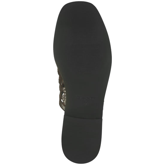 Skórzane sandały i klapki damskie brązowe