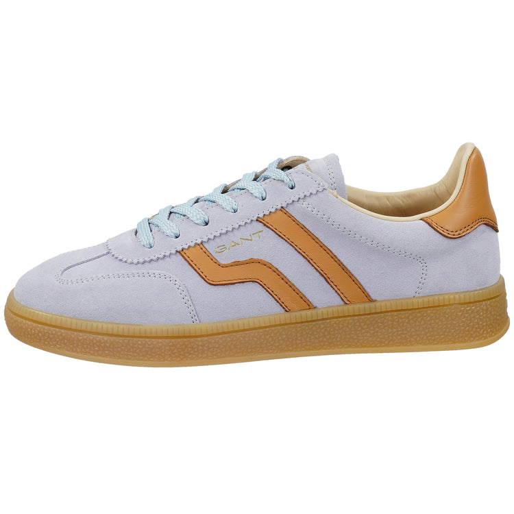 Skórzane buty sportowe damskie niebieskie