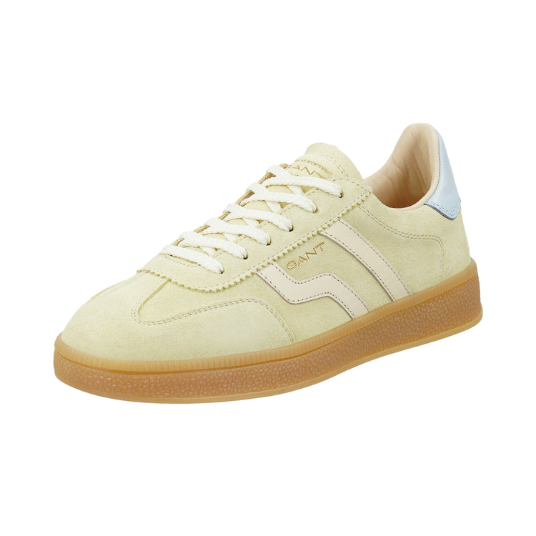 Skórzane sneakersy damskie białe