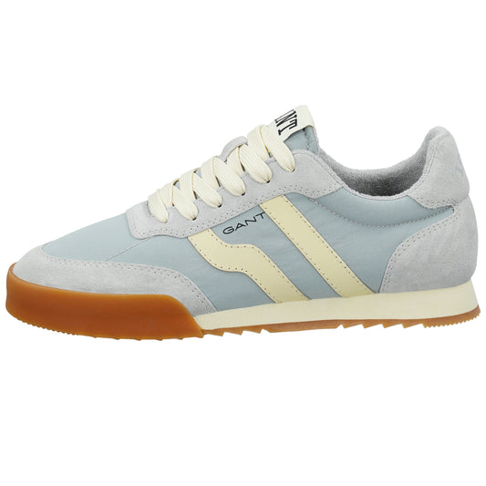 Skórzane sneakersy męskie szare