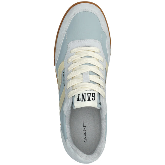Skórzane sneakersy męskie szare