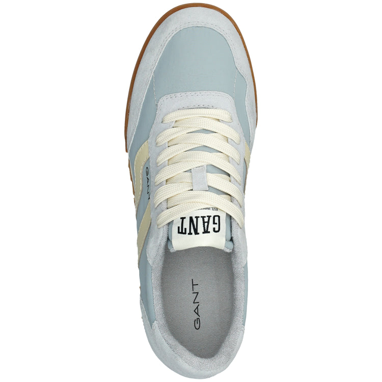 Skórzane sneakersy męskie szare