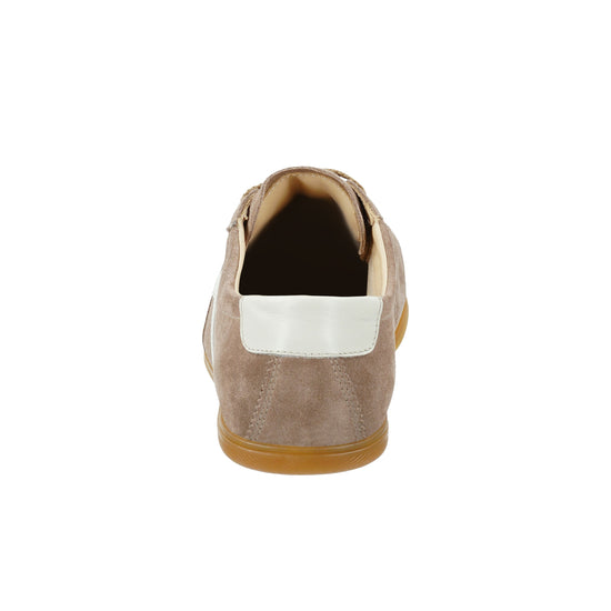 Skórzane sneakersy damskie brązowe