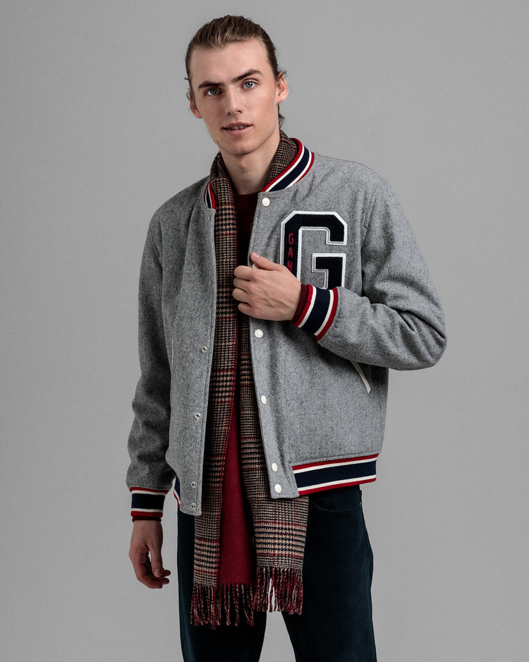 Kurtka męska zapinana na guziki z długim rękawem regular fit szara