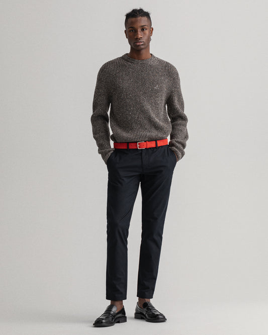 Spodnie męskie slim fit czarne