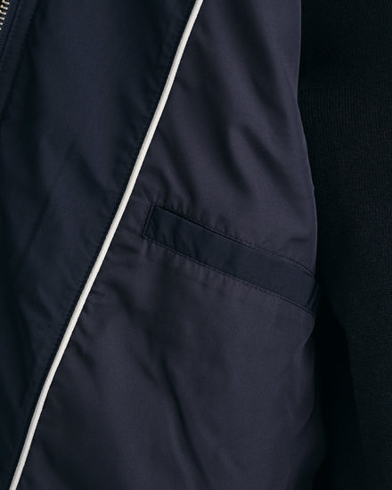 Bezrękawniki męskie regular fit niebieskie