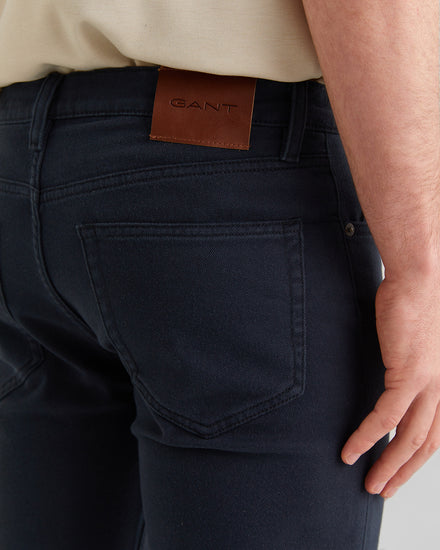 Spodnie jeansowe męskie slim fit czarne