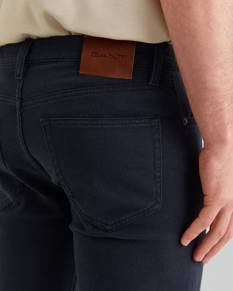 Spodnie jeansowe męskie slim fit czarne