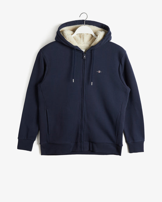 Polarowa bluza z kapturem Sherpa zapinana na zamek