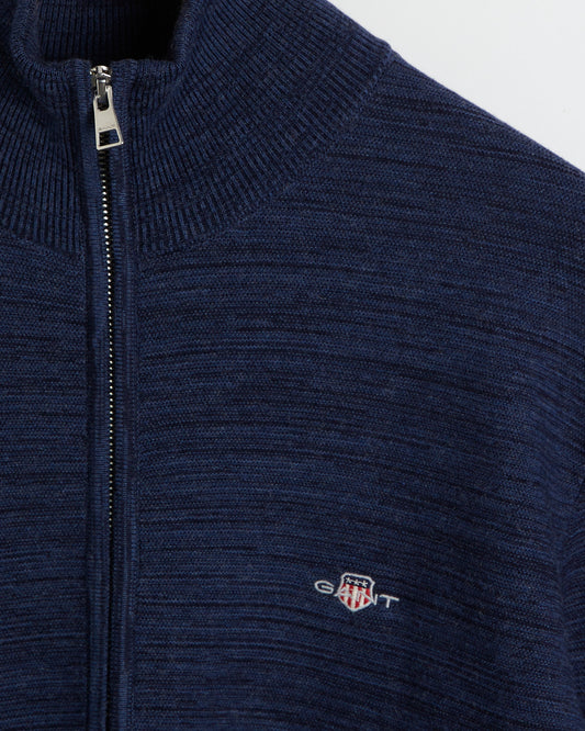 Dwukolorowy sweter z zamkiem błyskawicznym Links-Links