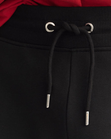 Spodnie dresowe męskie relaxed fit czarne