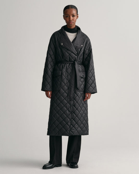 Kurtka damska ze stójką z długim rękawem relaxed fit czarna