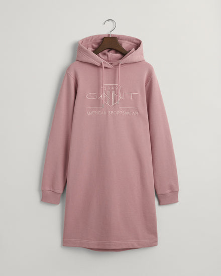 Sukienka z kapturem tonalna