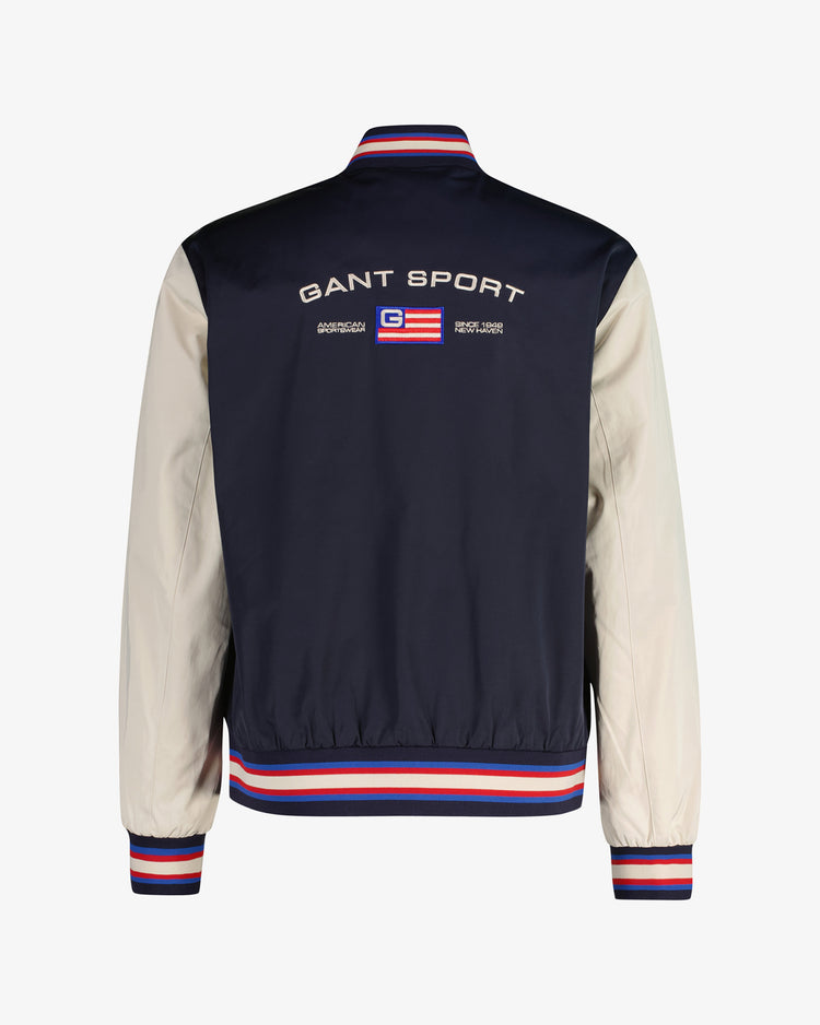 Kurtka męska z długim rękawem regular fit niebieska