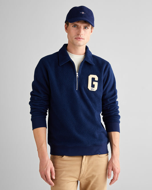 Męska granatowa bluza regular fit