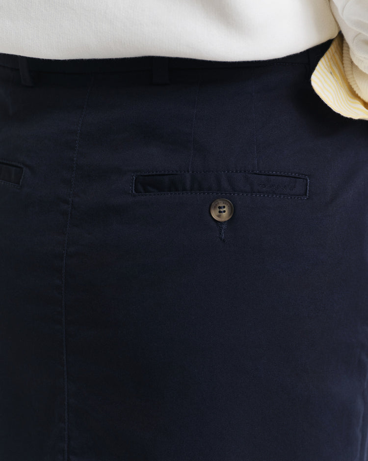 Spódnica damska regular fit niebieska