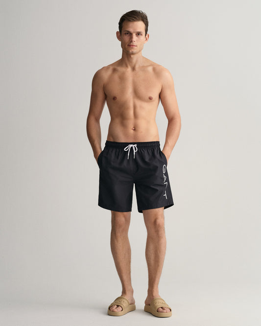 Męskie lekkie szorty kąpielowe z logo