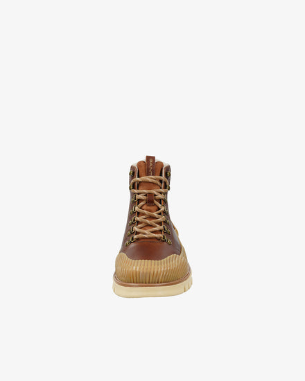 Buty zimowe męskie brązowe