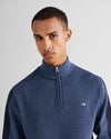 Sweter melanżowy Half-Zip