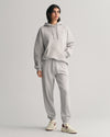Spodnie dresowe damskie relaxed fit szare