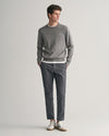 Spodnie męskie slim fit szare
