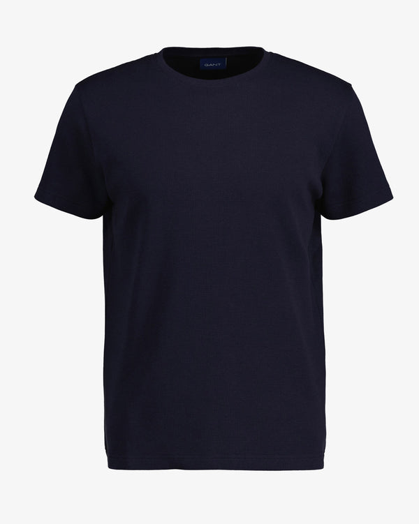 Bawełniany t-shirt męski z okrągłym kołnierzykiem regular fit